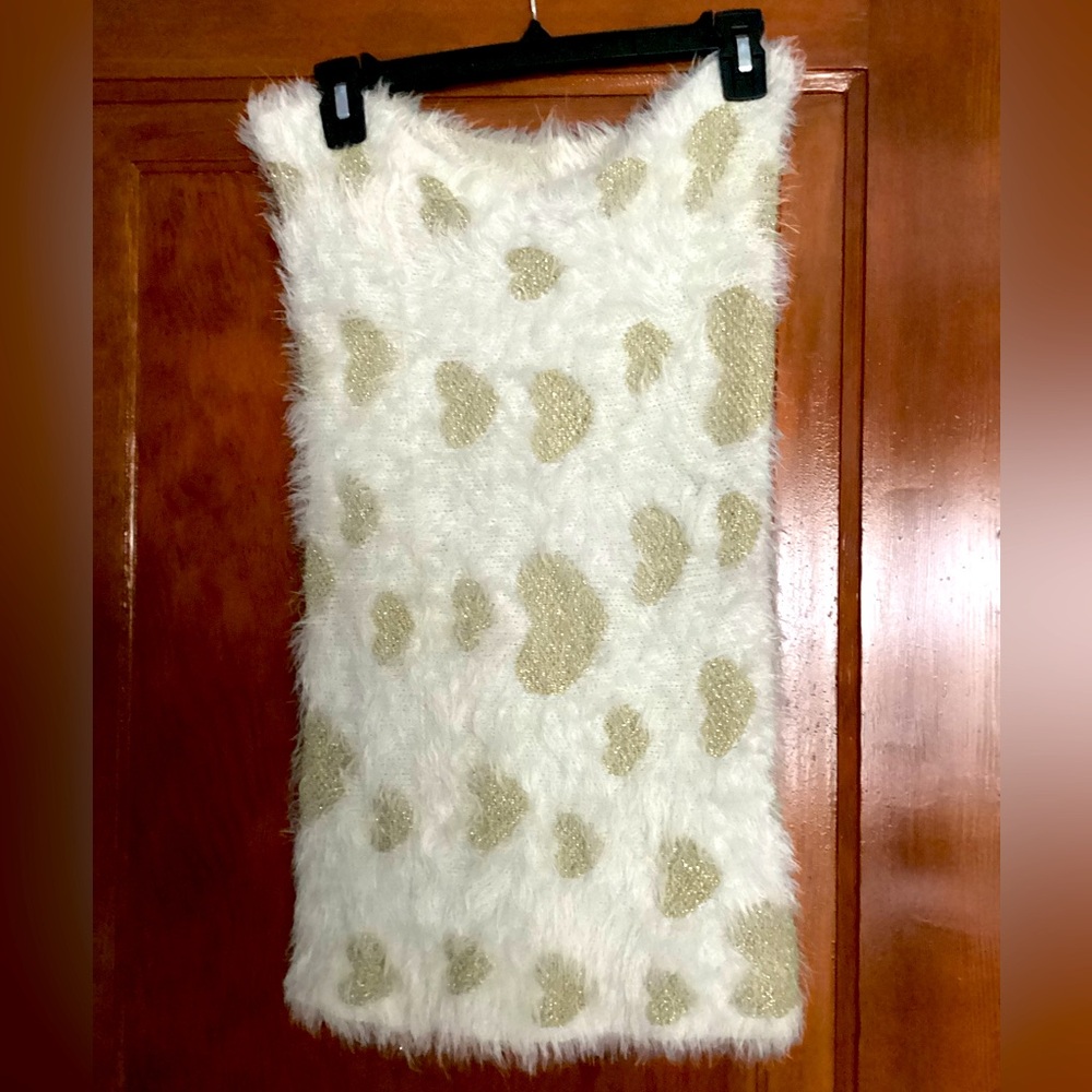 Betsey Johnson faux fur infinity scarf